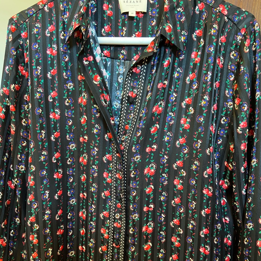 Sezane Silk Blouse